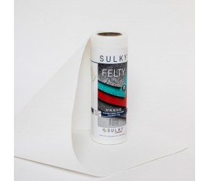 Filz SULKY® FELTY, waschbar, 25cm x 3m - Farbe 401 weiß 